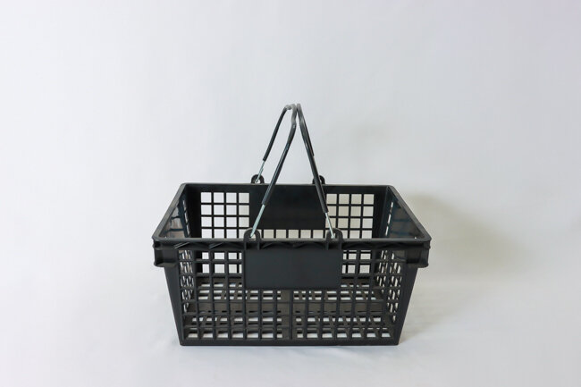 Hand Basket w/Handle Black