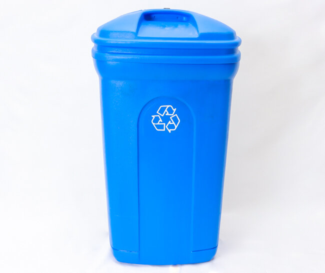 United Solution 34 gal  Recycling Trash Can