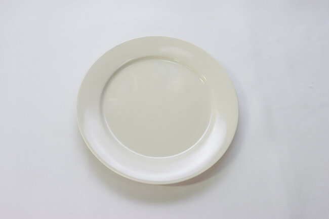CAC 10.5" Plate Rolled Edge American White