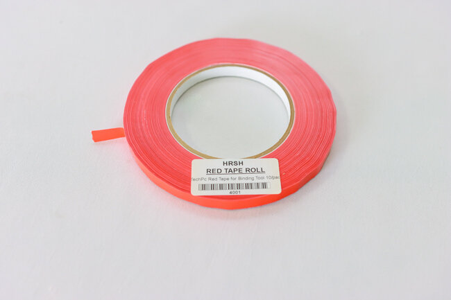 TechPc Red Tape for Binding Tool 10/pack