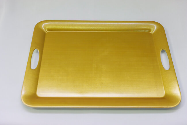 TG 19 1/2"x14 1/2" Rectangular Tray Gold