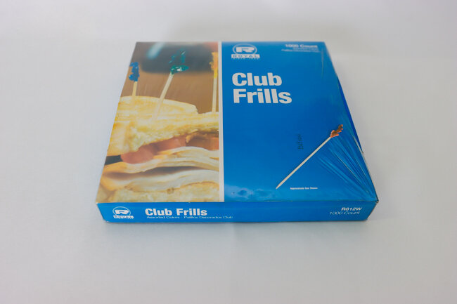 Royal 4" Toothpick Frills 1000ct
