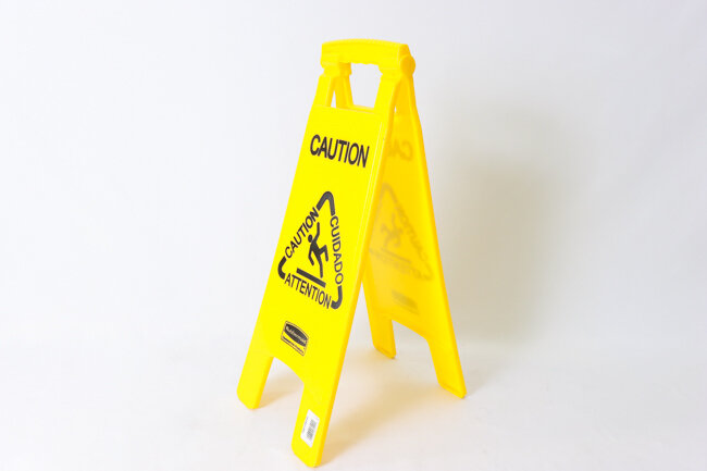 Rubbermaid Floor Sign "Caution"