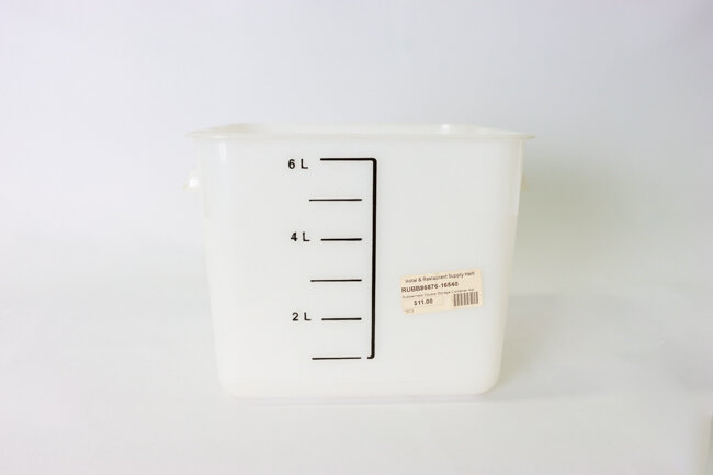 Rubbermaid Square Storage Container 6qt