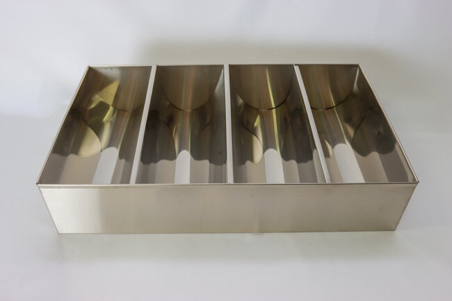 WC 4 Compartment S/S Cutlery Bin