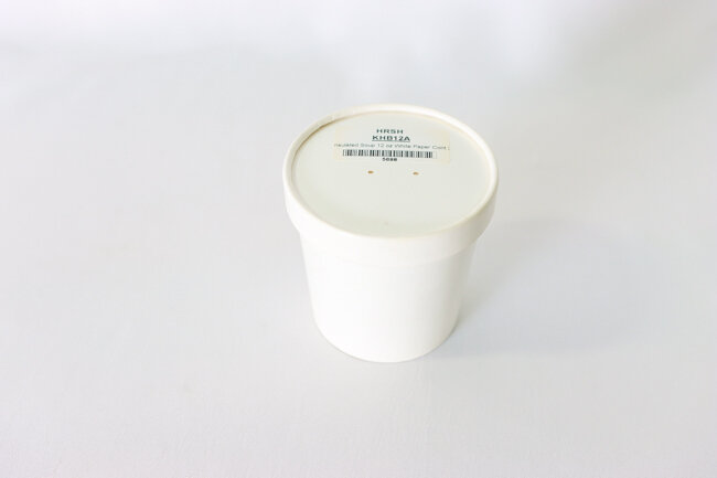 Flexstyle Food Lid Container 3.6" Dia 12.1oz White Flexstyle Food Lid Container 3.6" Dia 12.1oz White