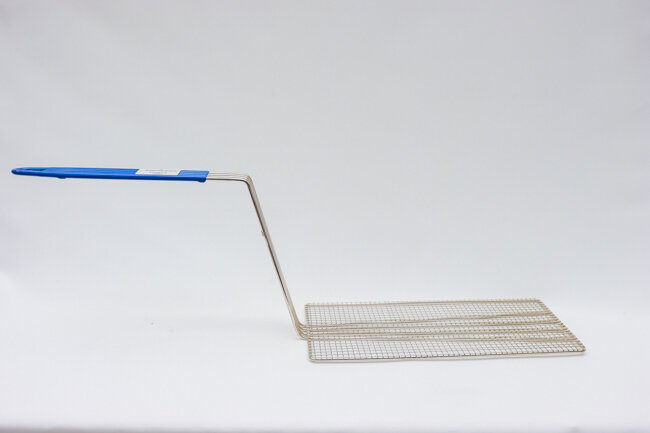 TG 5 3/4"x14 1/2" Fry Basket Press Blue Han