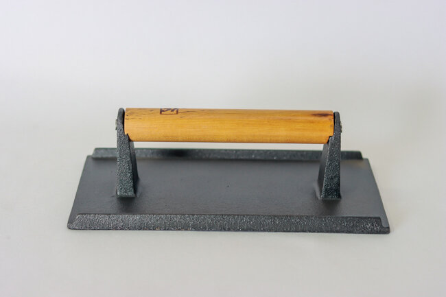 TG 5 3/4"x9 1/2" Steak Weight Cast Iron