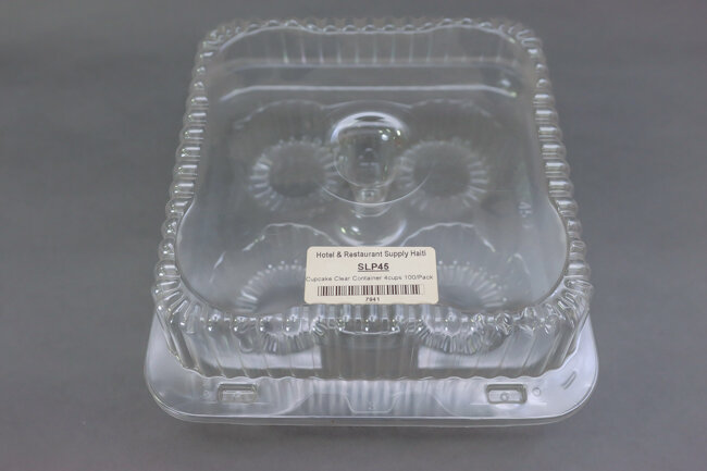 Cupcake Clear Container 4cups 100/Pack