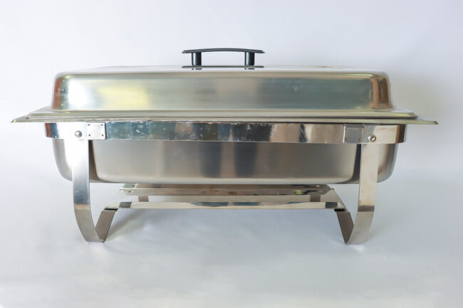 TG 8qt Full Size Folding Stand Chafer Stainless TG 8qt Full Size Folding Stand Chafer Stainless