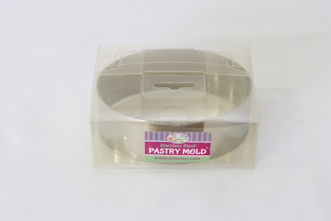 WC 4" x 1.38" Pastry Mold Oval
