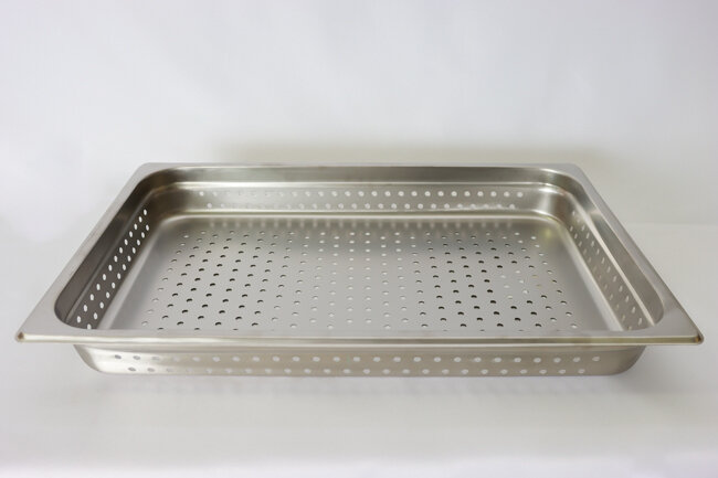 TG Full Size 2 1/2"Deep Perforated Steam Pan