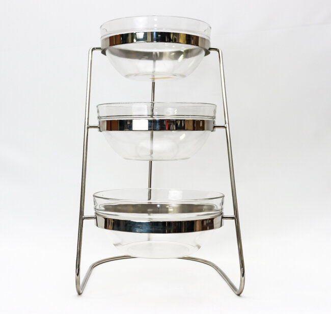WC 3 Tiered Display Server Stand Set