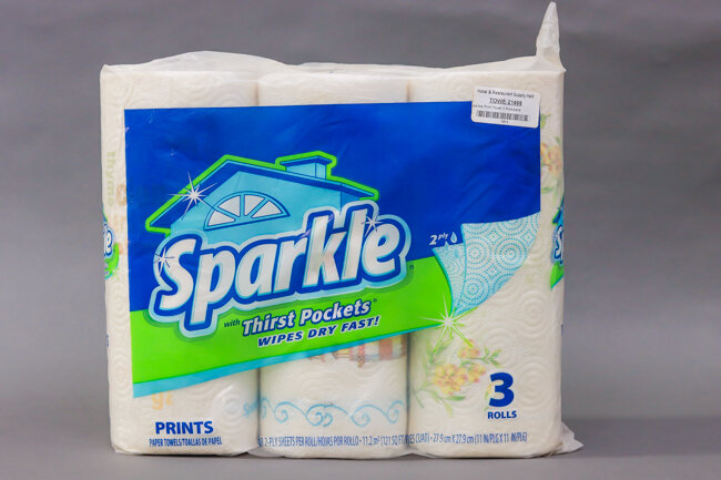Sparkle Print Towel 3 Rolls/pack