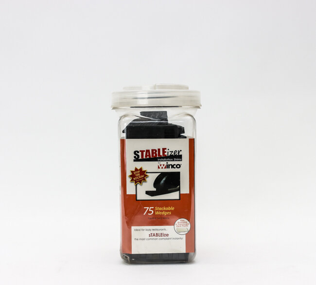 WC 75 Plastic Table Wedge Black Soft Vinyl