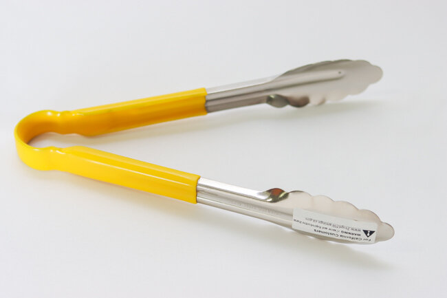 WC 9" Utility Tong Yellow Handle