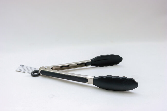 WC 9" Utility tong W/ Rubber Head Black