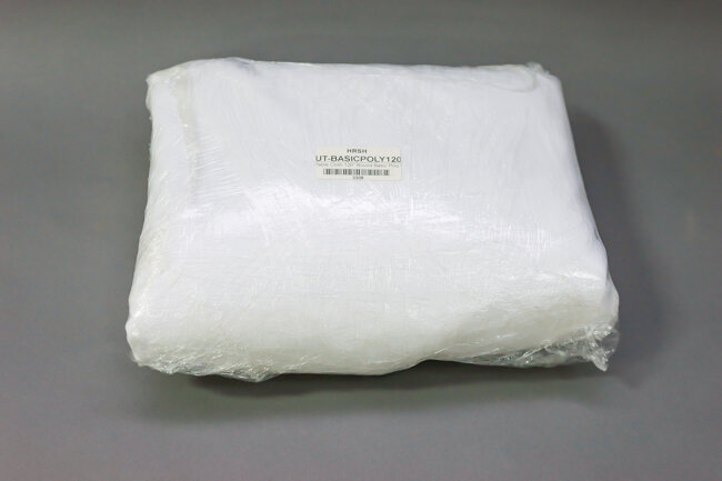 Table Cloth 120" Round Basic Poly White