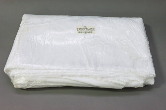Table Cloth 90"x132" Basic Rect. Poly White
