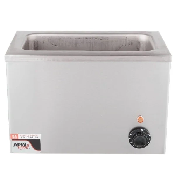 APW Food Warmer Electric Countertop Wet & Dry Operation 110/60/1 APW Food Warmer Electric Countertop Wet & Dry Operation 110/60/1
