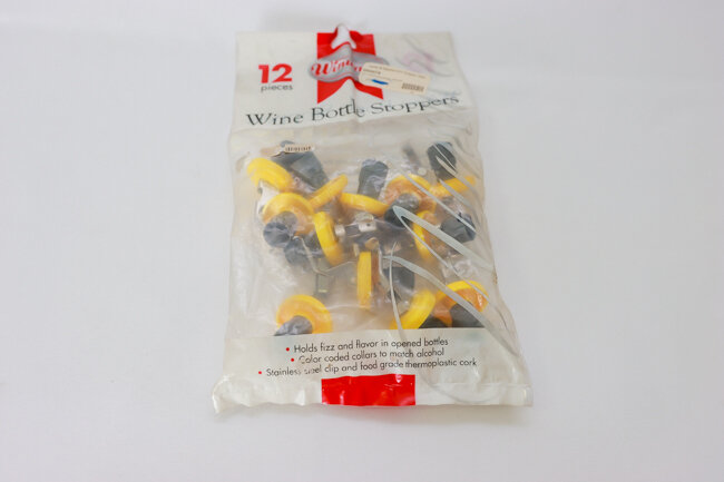 WC Yellow Wine Bottle Stopper