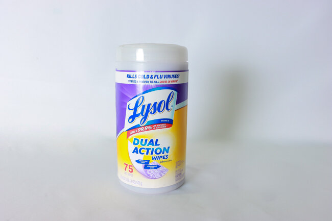 Lysol Dual Action Wipes (C)75ct