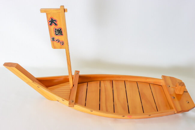 TG 76 Cm Wood Boat 30"