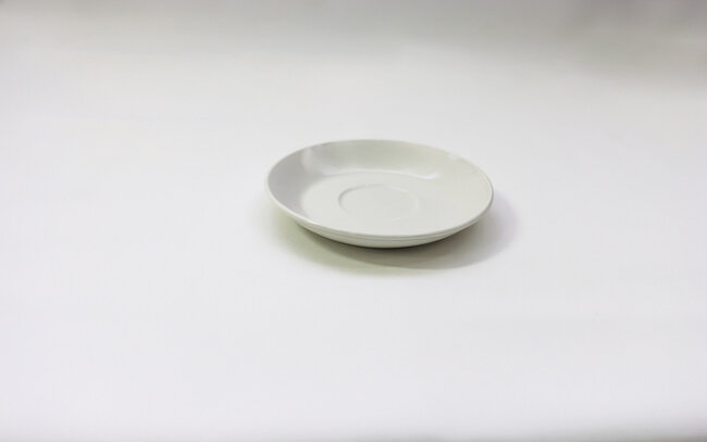 WTI Basics Coll. 5-3/4" Saucer 3 Porc. BW