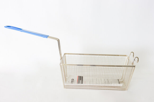 WC Fry Basket 13"x5-5/8" Blue WC Fry Basket 13"x5-5/8" Blue