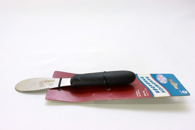 WC 3-5/8" Sandwich Spreader Black Pp