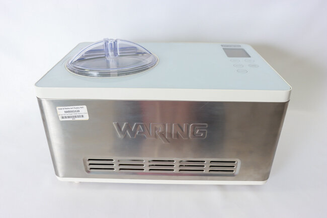 Waring 2 Qt Ice Cream Maker Build-In Compressor SS Touch Control
