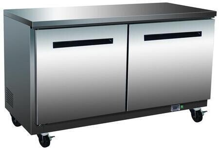 MaxxCold Undercounter Freezer Two Section 120/60/1