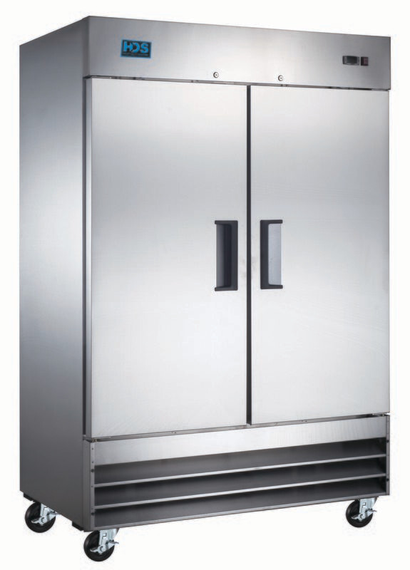 HDS Refrigerator Reach-In SS 2 Doors