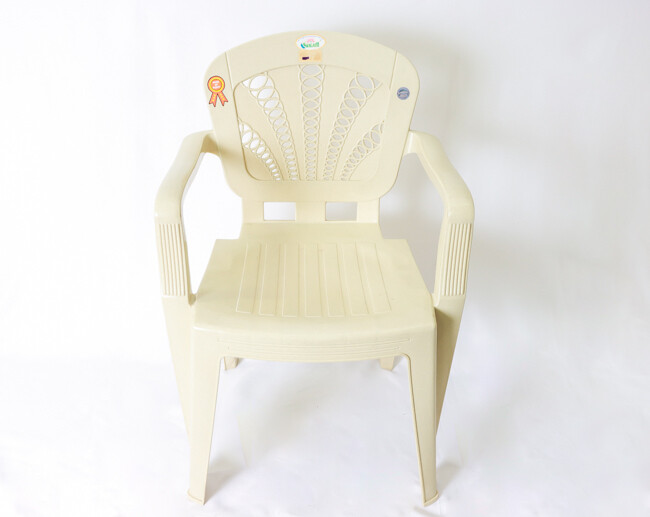 Swaga High Back Chair With Arms Cream Swaga High Back Chair With Arms Cream