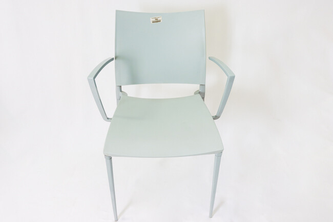 Tilia Neptun Chair Grey With Arm Alum Leg Tilia Neptun Chair Grey With Arm Alum Leg