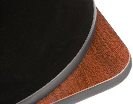 Oak St. 30"x30" Reversible Table Top Mahogany/Black Oak St. 30"x30" Reversible Table Top Mahogany/Black