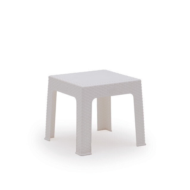 Tilia Antares Coffee Table 49x49cm Rattan White Tilia Antares Coffee Table 49x49cm Rattan White