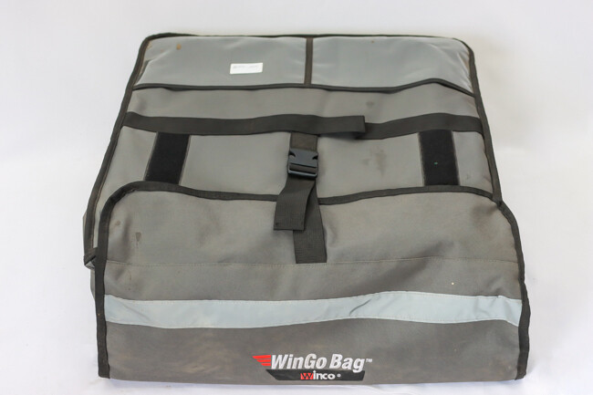 WC Premium Pizza Delivery Bag 19x19x9" Gray/Black
