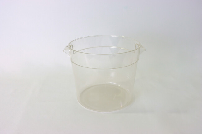 TG 6 qt Round Storage Cont PC Clear