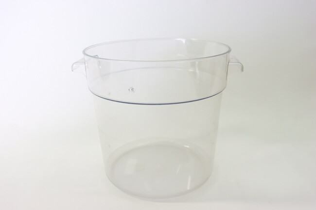 TG 18 qt Round Food Storage Cont Clear