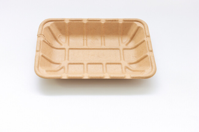 Be Green 8.5"x6" Grid Supermarket Tray (100/Bag)