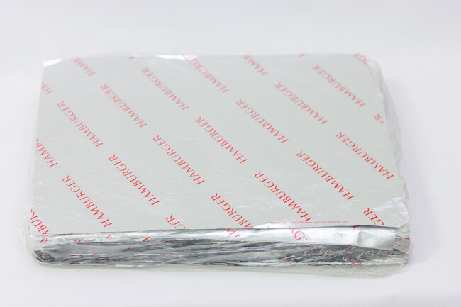 Hamburger Foil Wrap Red 500 ct
