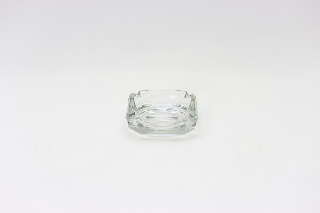 Libbey 3 3/4" Ash Tray Square Clear Doz