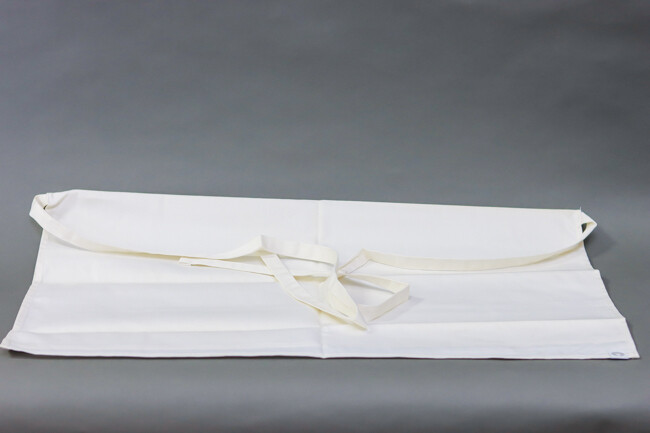 CW White 4 Way Apron