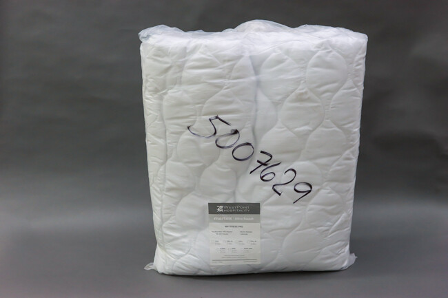 WP 100% Cot Ecopure Mattress Pad Matt Pads 60x80" Queen White 1/Pack
