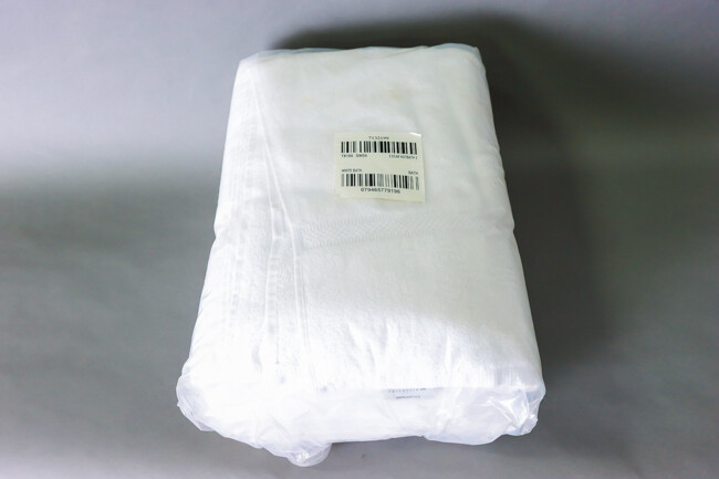 WP 100% Cot Bath Towel White 3/Pack