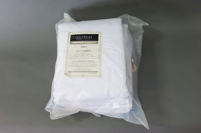 WP 60% Cot/40% Poly Millenium Queen Fitted Sheet 60x80x12" Fresh White 6/Pack