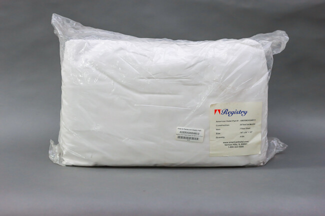 Registry Full Fitted Sheet 54"x80"x12" 6 Units/Bag