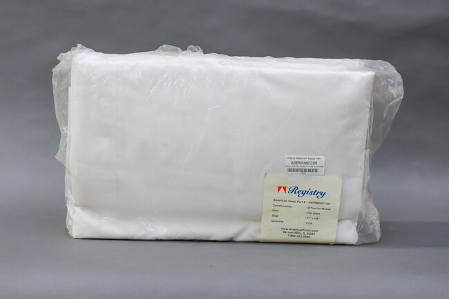 Registry Full Flat Sheet 77"x108" 6 Units/Bag
