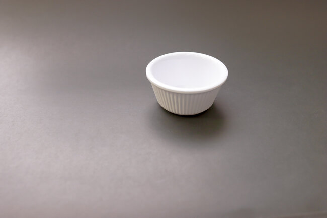 TG 3 Oz 3 1/8" White Fluted Ramekin TG 3 Oz 3 1/8" White Fluted Ramekin